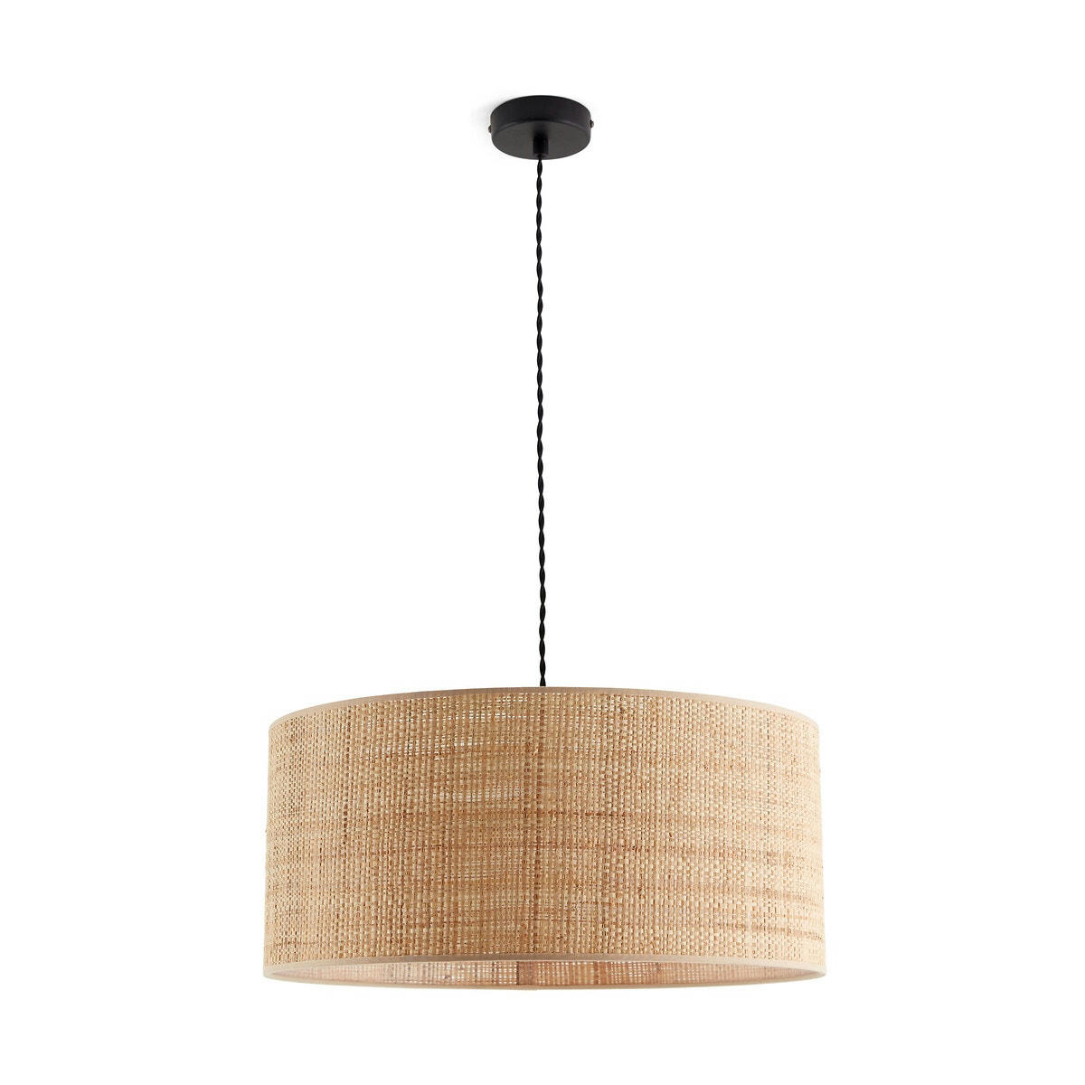 Suspension/Abat-jour en raphia Ø50 cm, Dolkie