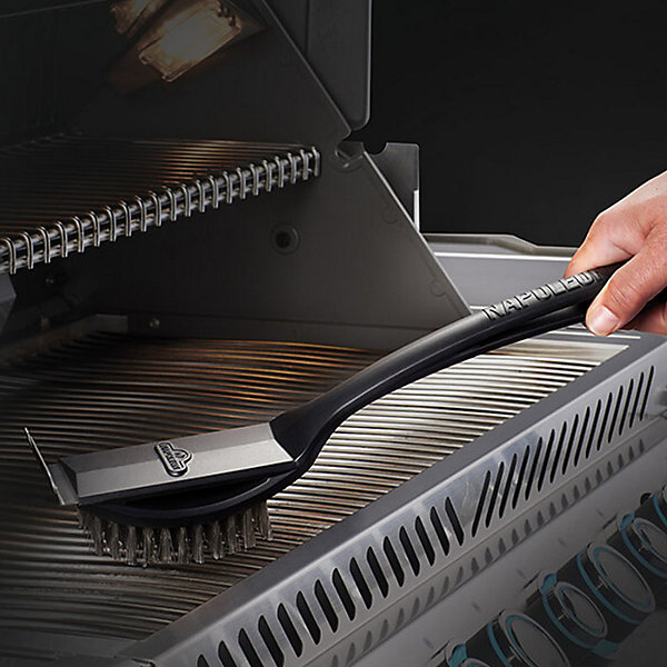 Brosse en inox Napoleon pour grilles en acier inoxydable