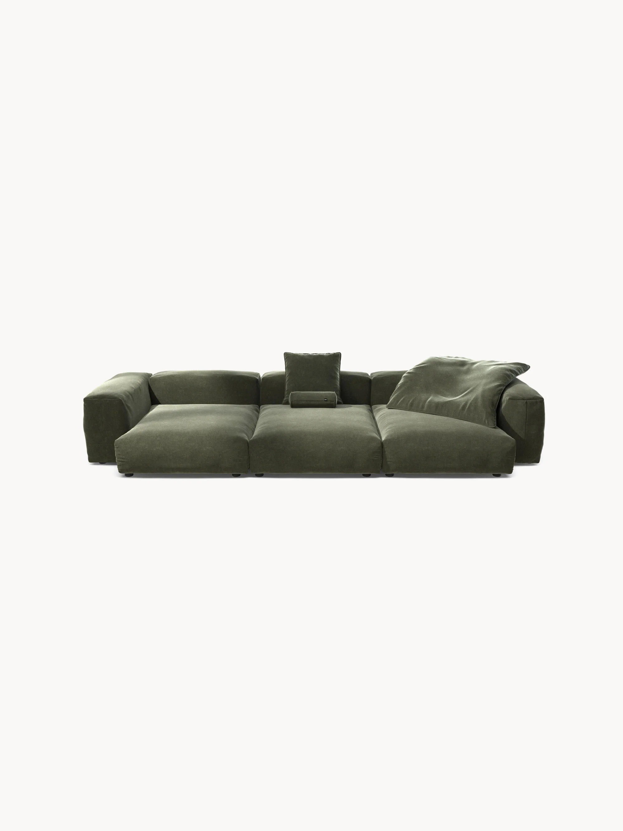 Modulares Samt-Sofa Vetsak (4-Sitzer)