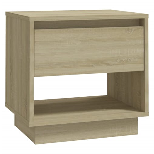 NNEVL Bedside Cabinets 2 pcs Sonoma Oak 45x34x44 cm Chipboard