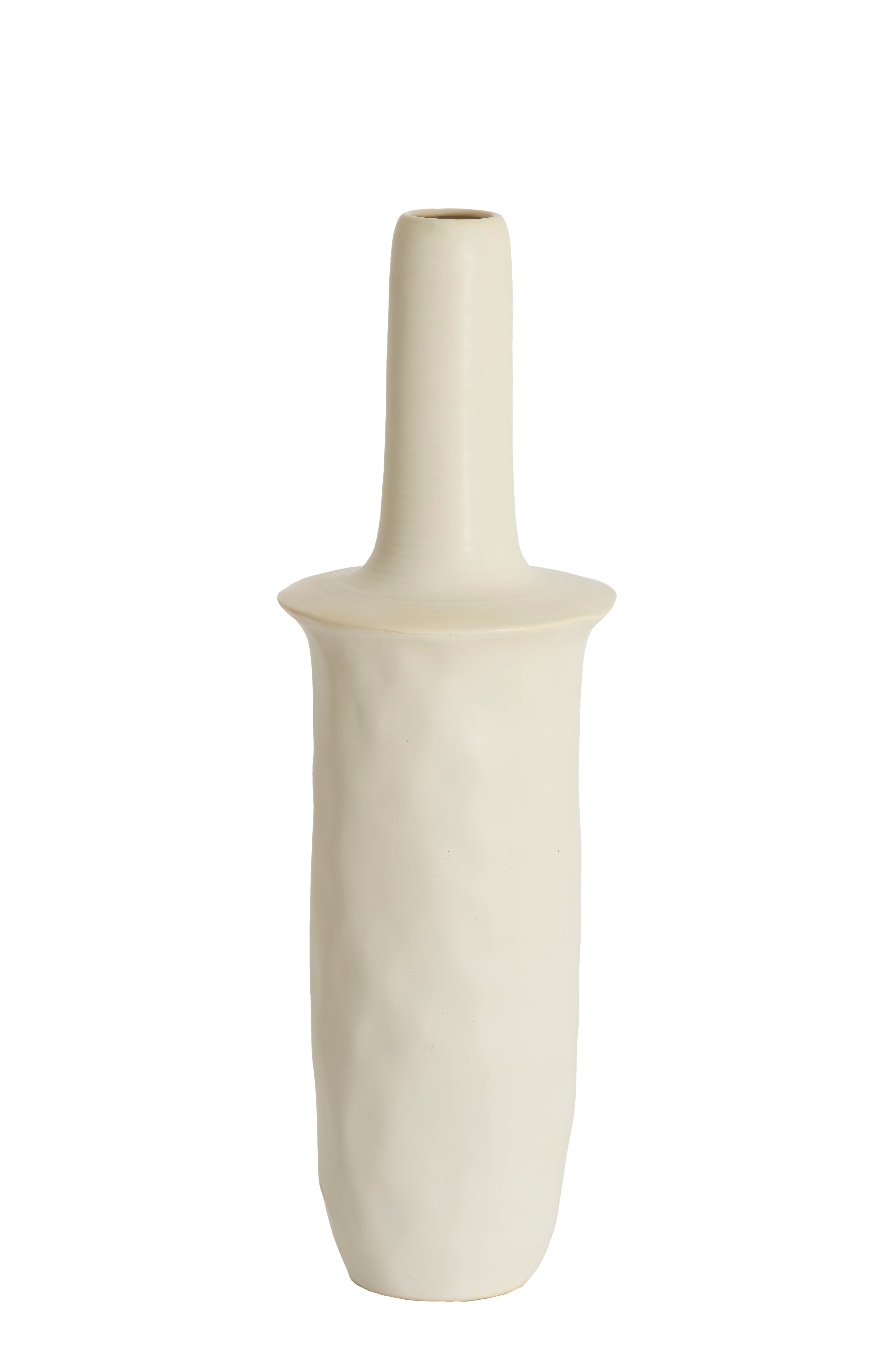 Light & Living vaas SENNES - Ø20x65.5cm - wit
