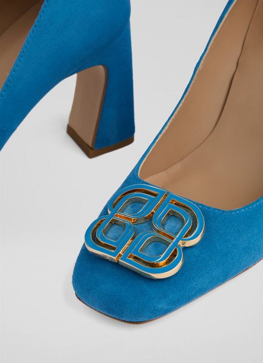 Truly French Blue SuedeMotif Courts