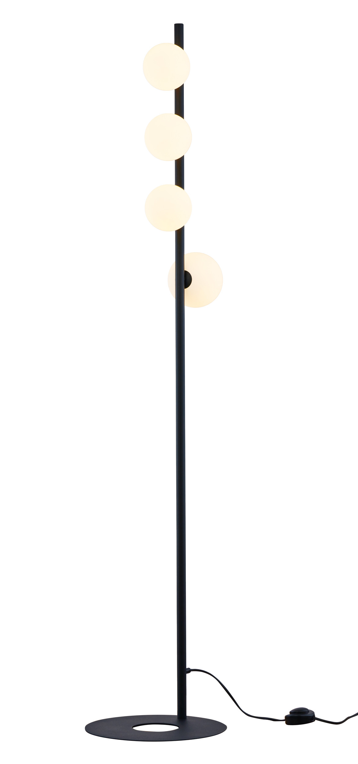 Lampa stojąca TAIDA nowoczesna czarno-biały 4xG9x15W IP20 Jupiter