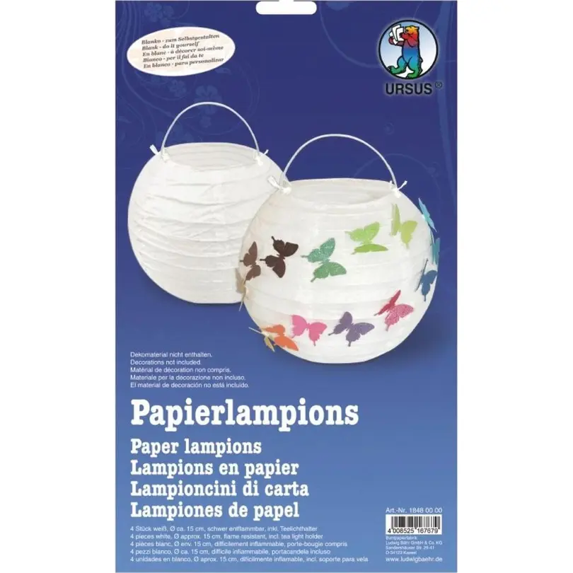 Laterne 4er-Set Ursus Lampion