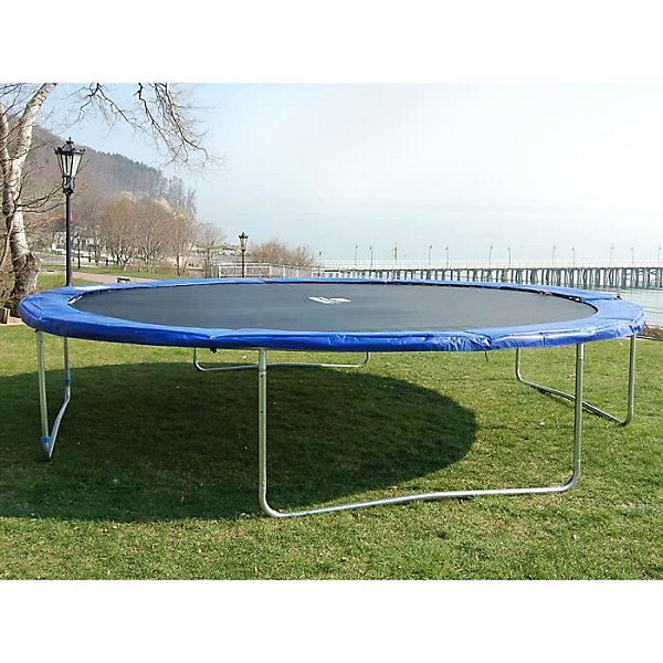 Coussin de protection pour trampoline - VIKING CHOICE - 252 cm - PVC résistant - Bleu - 8 pieds