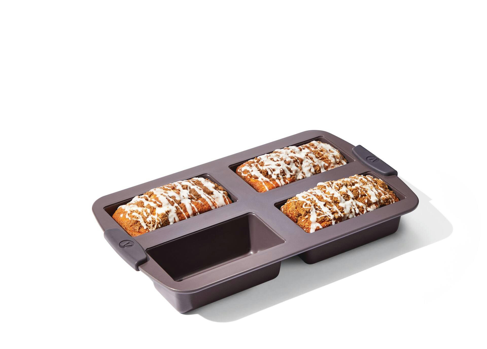 Vida by PADERNO Non-Stick Cavity Mini Loaf Pan