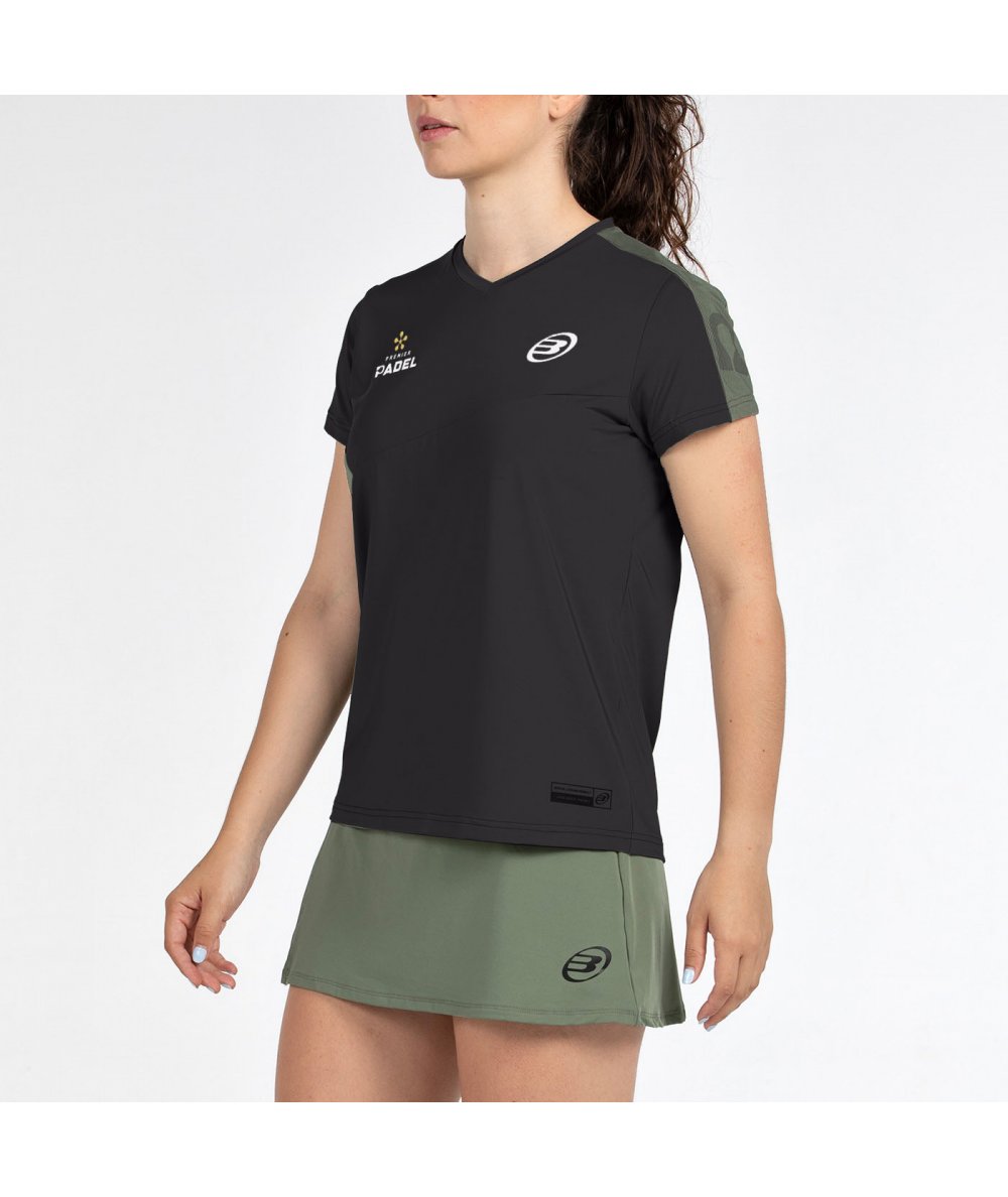CAMISETA BULLPADEL PAMPAN NEGRO