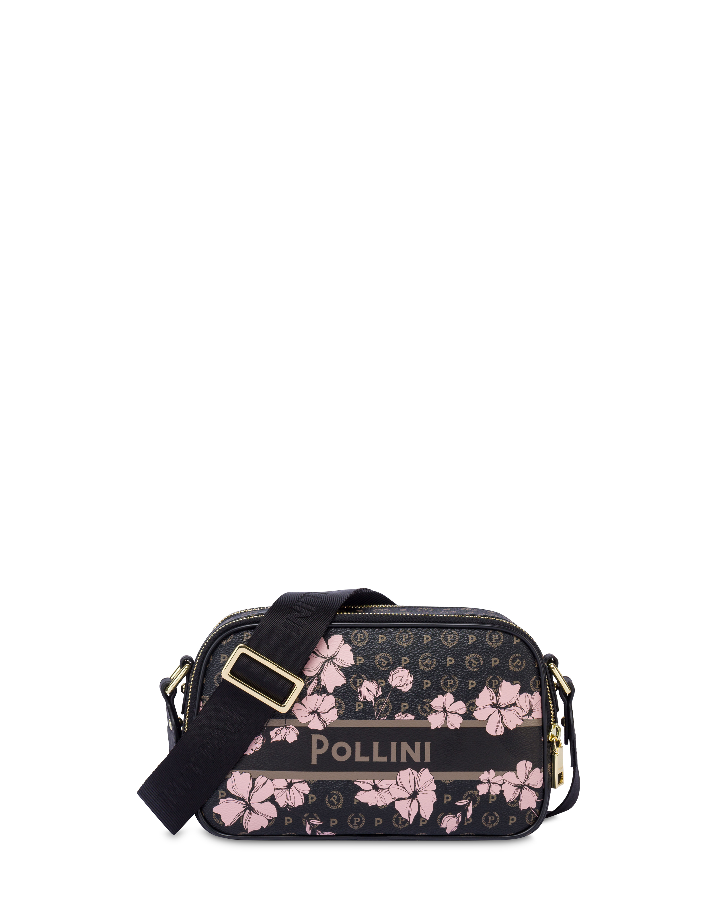 Camera Bag In Heritage Marina Flower Nero/nero