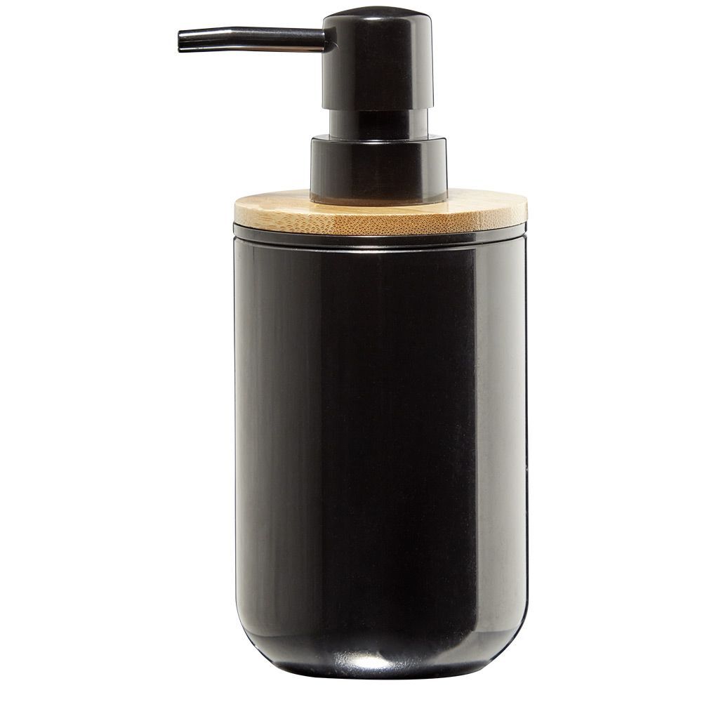 Distributeur à savon noir et naturel