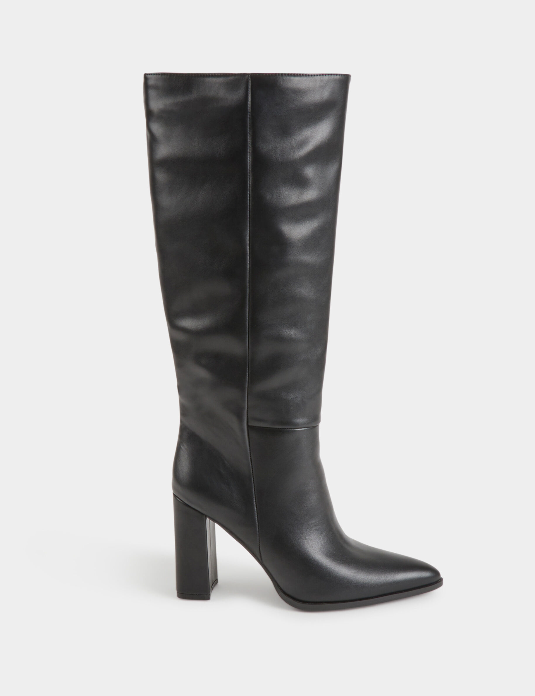 Boots With Heels And Pointed Toe Black Women