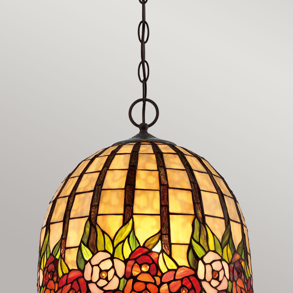 Lampa wisząca imperialny brąz Rosecliffe 3xE27x60W Quoizel