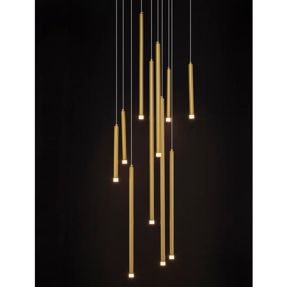 Pendelleuchte »Trimle «, LED, 26 W, Höhe: 220 cm, goldfarben