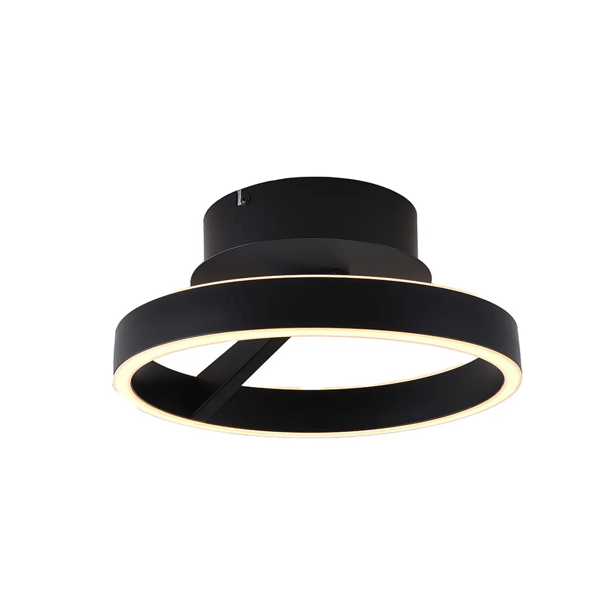 Freelight plafondlamp Pilota - 2 lichts - 30 x 12  cm - zwart