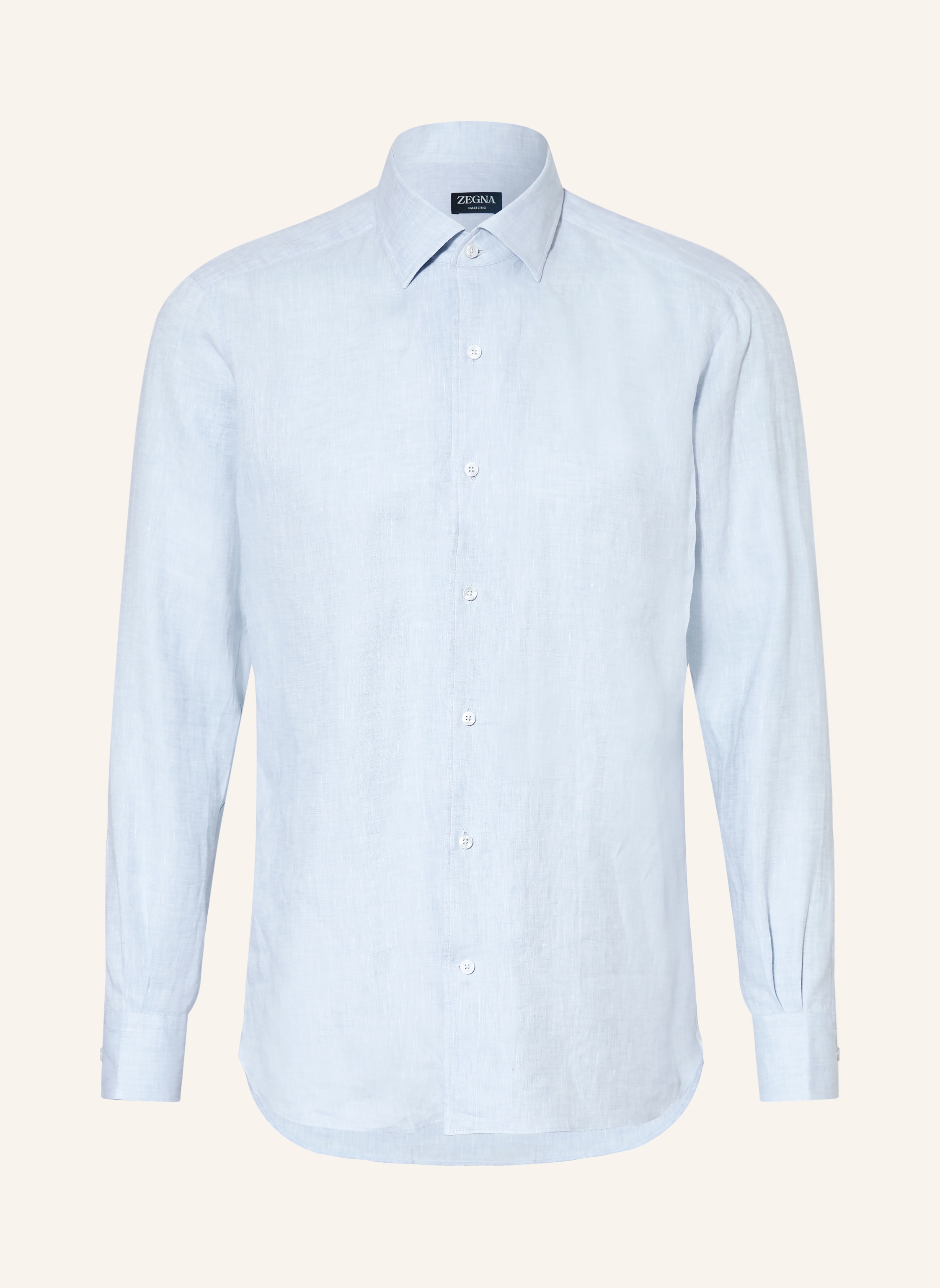 ZEGNA Leinenhemd Regular Fit