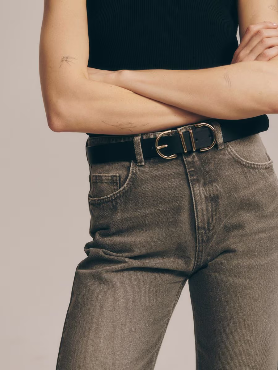 Faux Leather Belt