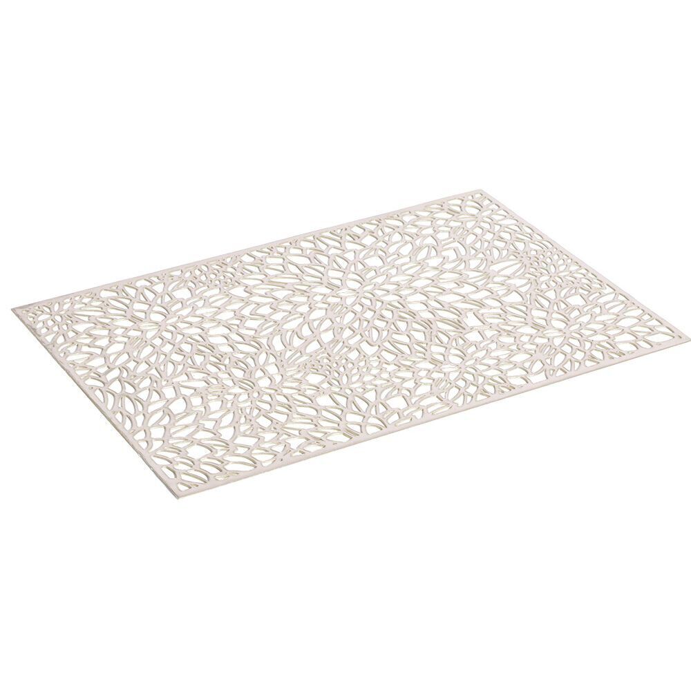 Set de table déco design ajouré doré 30x45cm x2