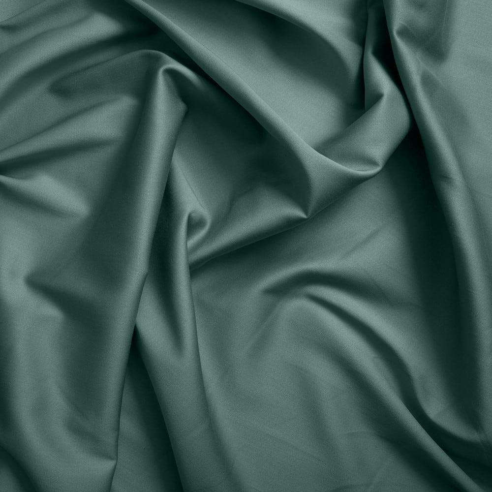 GAMME UNIS SATIN - Drap housse satin de coton 90x190 cm céladon