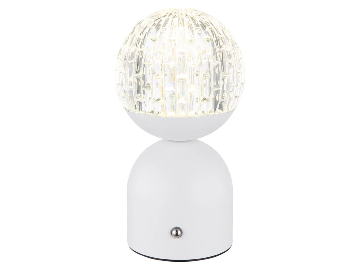 Lampa stołowa Julsy LED metalowa biała