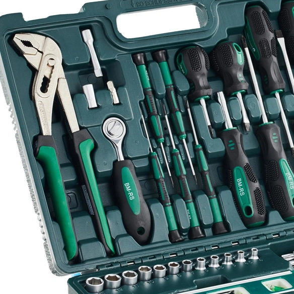 Werkzeugkoffer »M29084«, Kunststoff, bestückt, 86-teilig