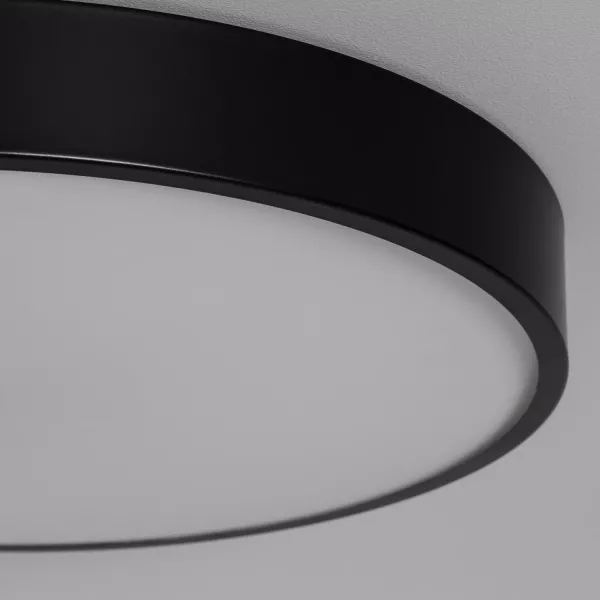 Plafon Modernookrągły czarno-biały LED 1x31W 40cm 2200lm IP20 Abruzzo