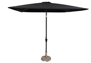 Lesli Living push-up parasol Libra - zwart - 250x250cm