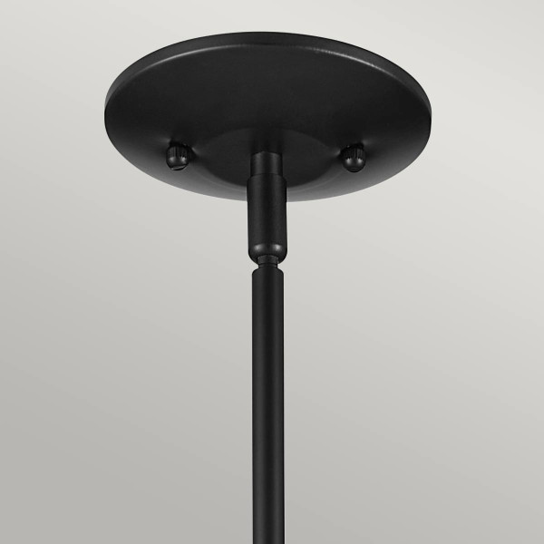 Lampa wisząca czarno-opalowy DEELA 1xE27x60W Kichler