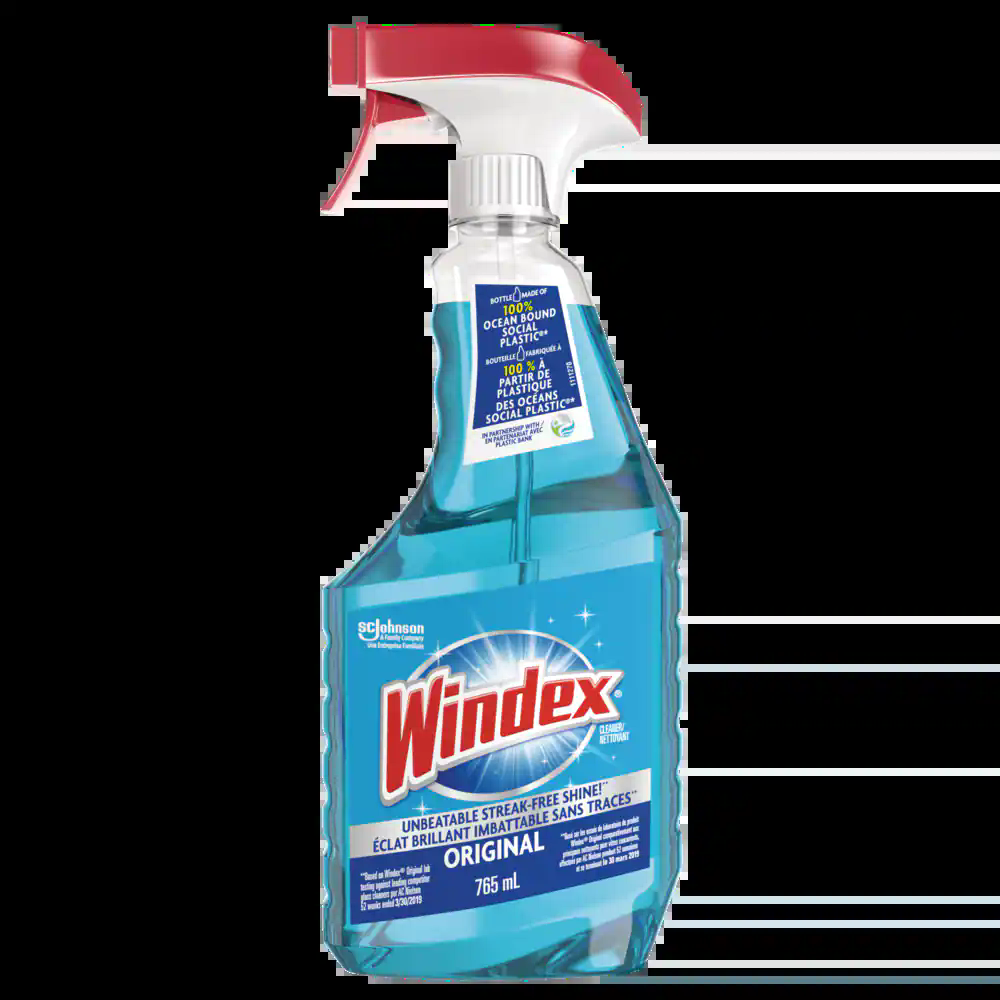 Windex Original Glass and Window Cleaner Spray, 765-mL