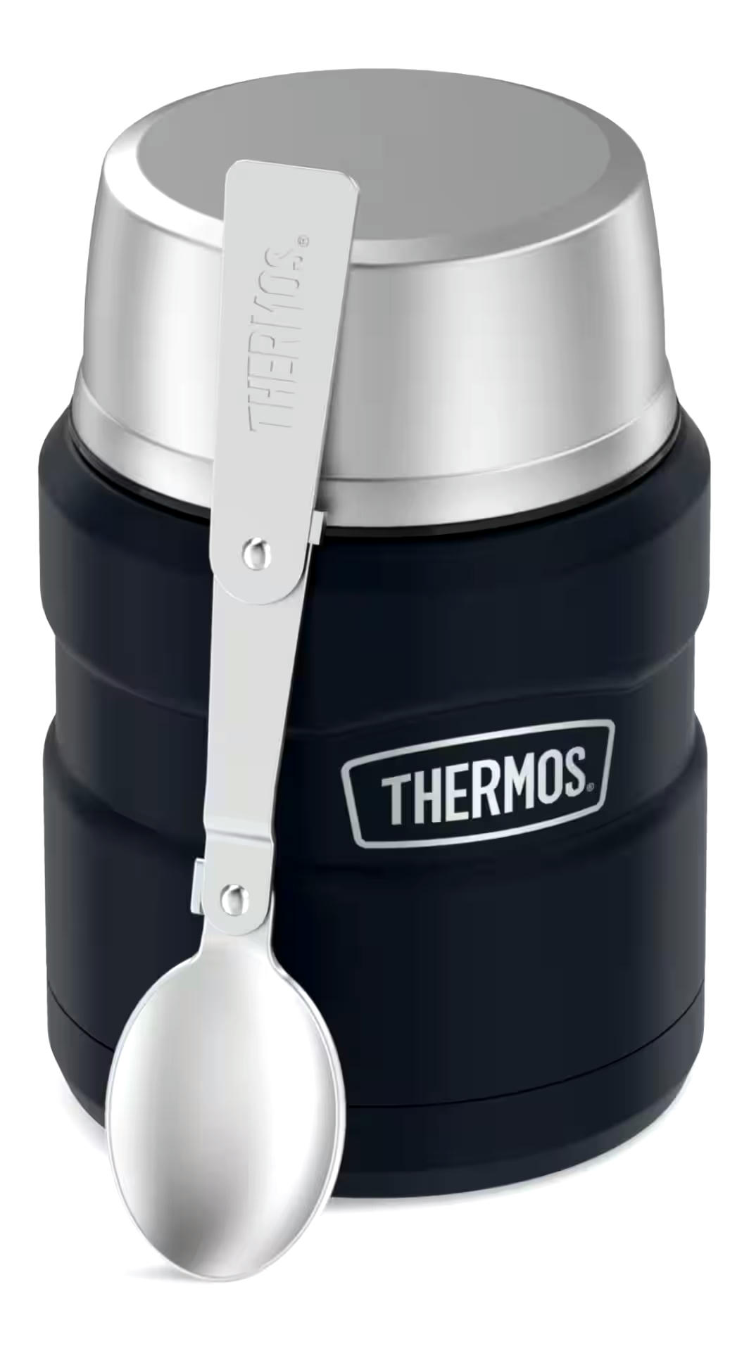 Thermos® Stainless Steel Food Jar Vaccum Insulated with Spoon and Bowl, Assorted Colours, 470-mL
