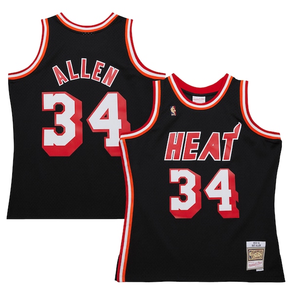 Ray Allen Miami Heat  2013/14 Hardwood Classics Swingman Jersey - Black