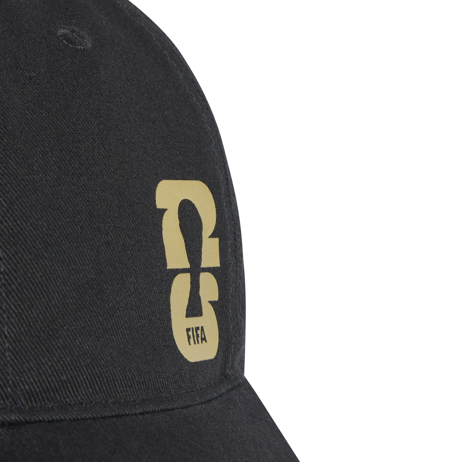 World Cup 2026 adidas Official Emblem Black Cap
