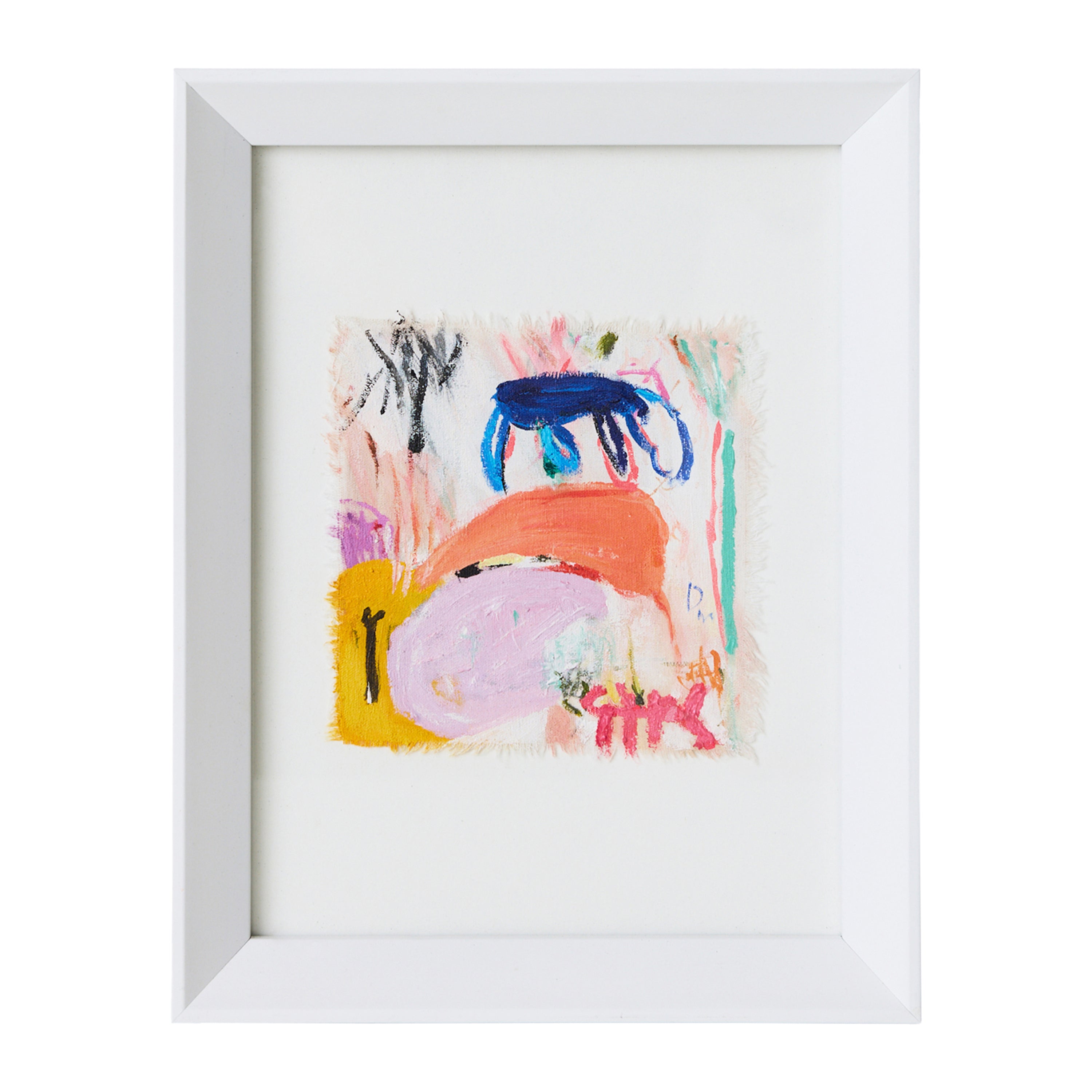 HKliving Abstract framed - Scrawl