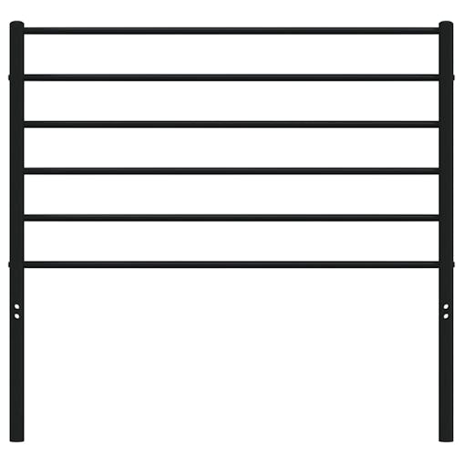 NNEVL Metal Headboard Black 107 cm