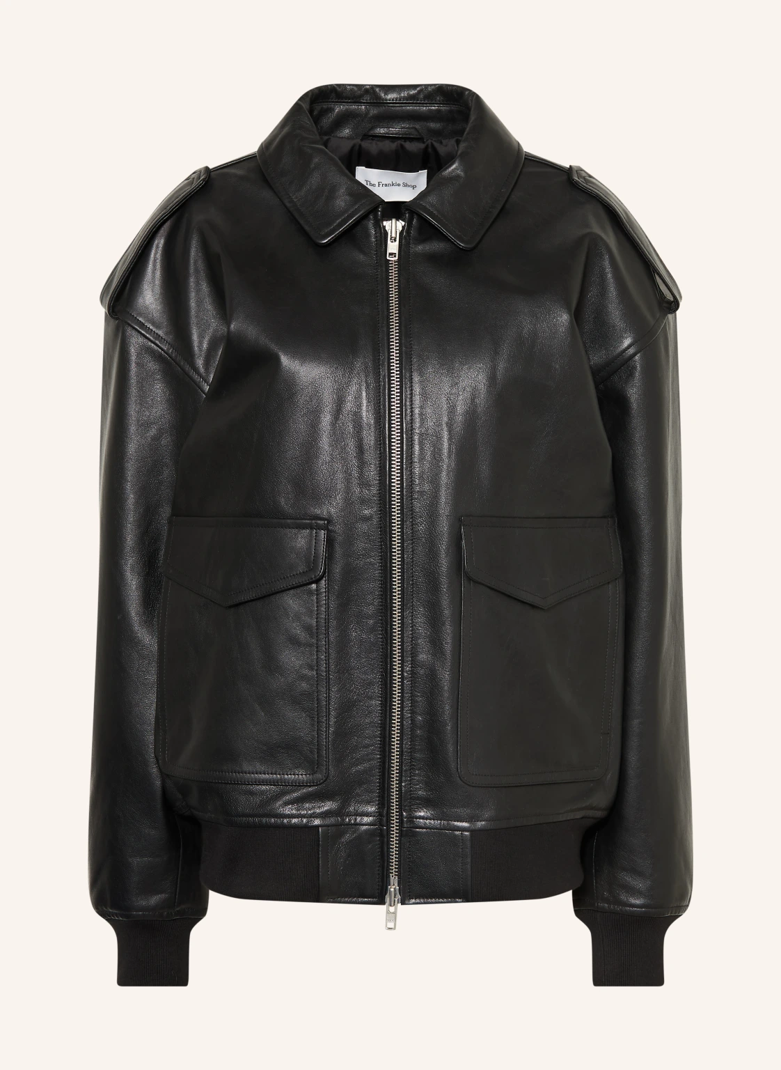 The Frankie Shop Oversized-Lederblouson VIPER