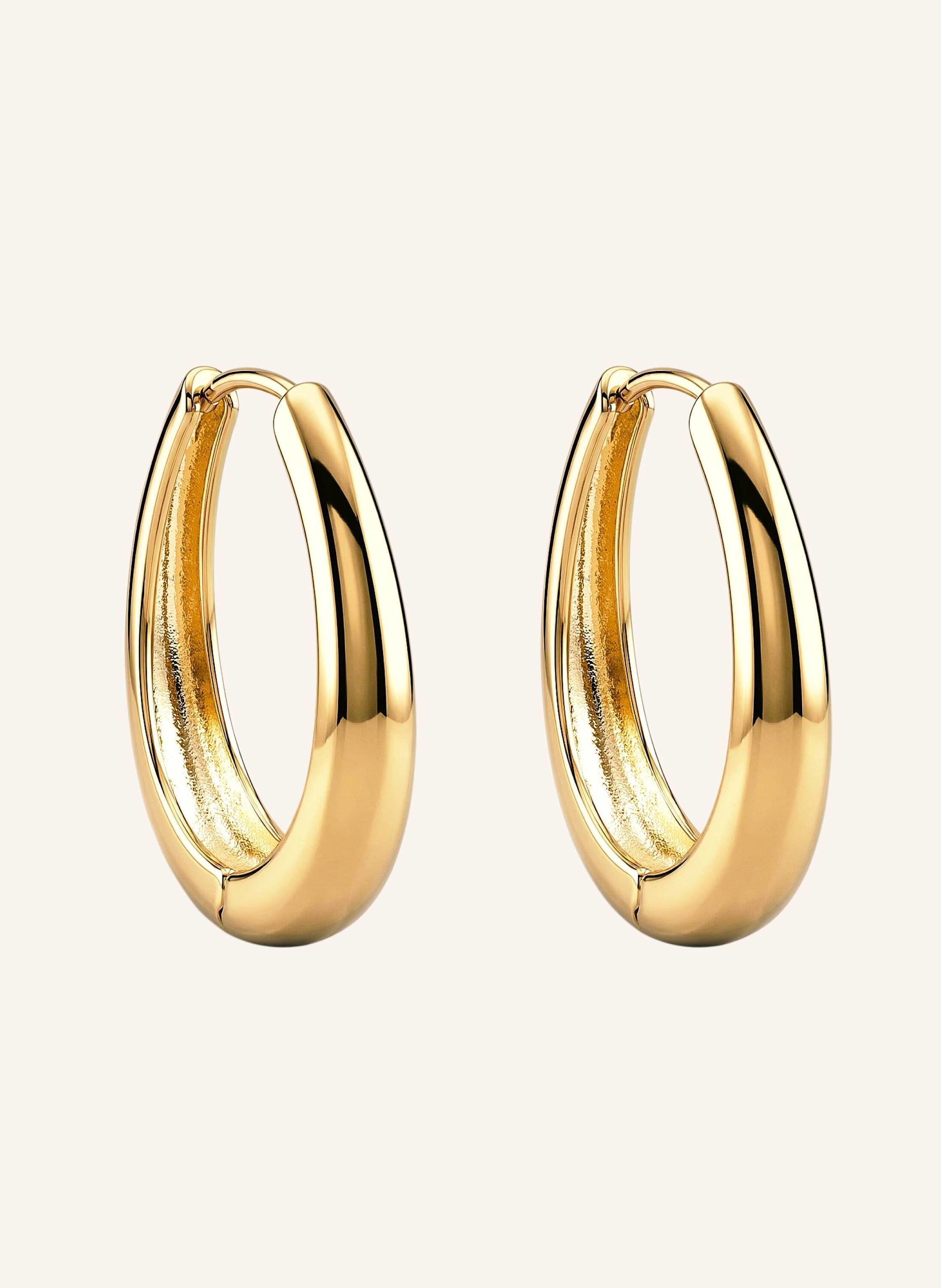 Pompidou Creolen DIVINE OVAL HOOPS by GLAMBOU