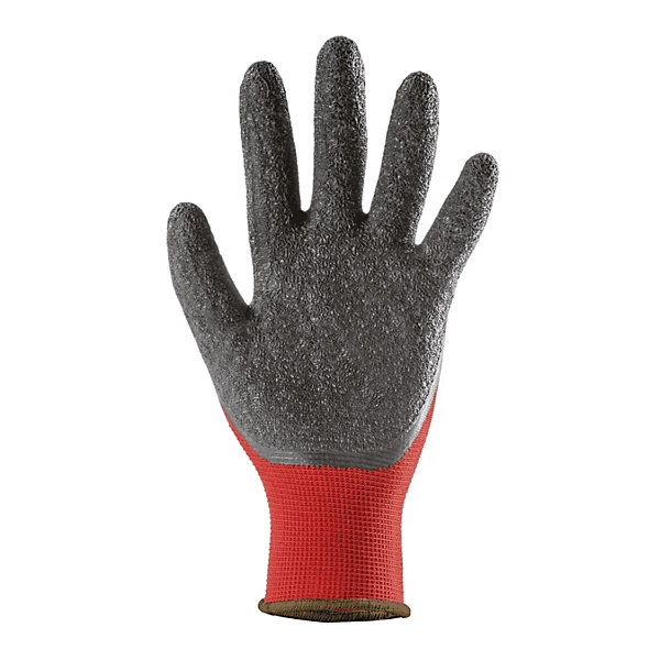 Lot de 10 Gants de travail COVERGUARD EUROLITE 13L850 Rouge / Gris 11