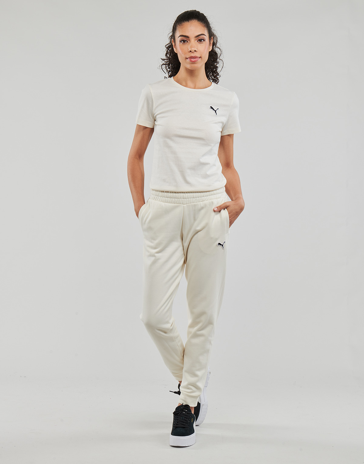Puma - BETTER ESSENTIALS PANTS CL FL - Beige