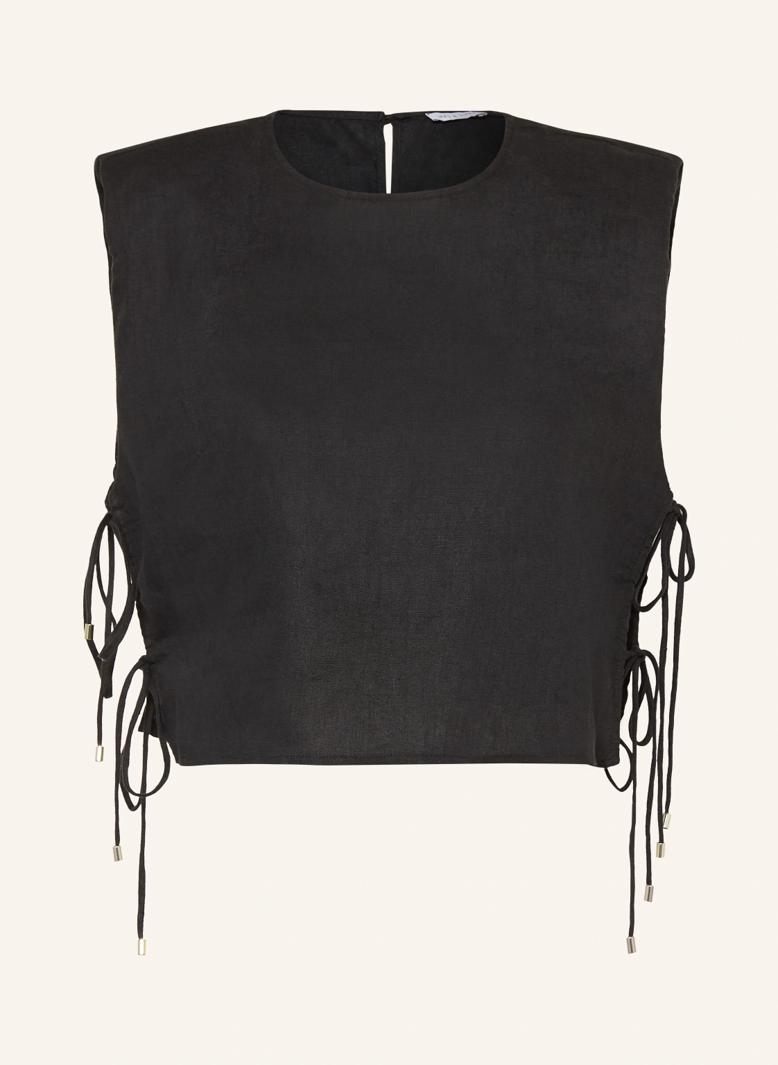 MRS & HUGS Cropped-Shirt aus Leinen
