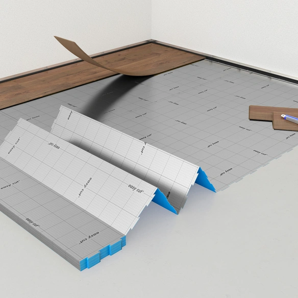 Trittschalldämmplatte, LxB: 450 x 120 cm, Stärke: 1,5 mm, 5,4 m², grau