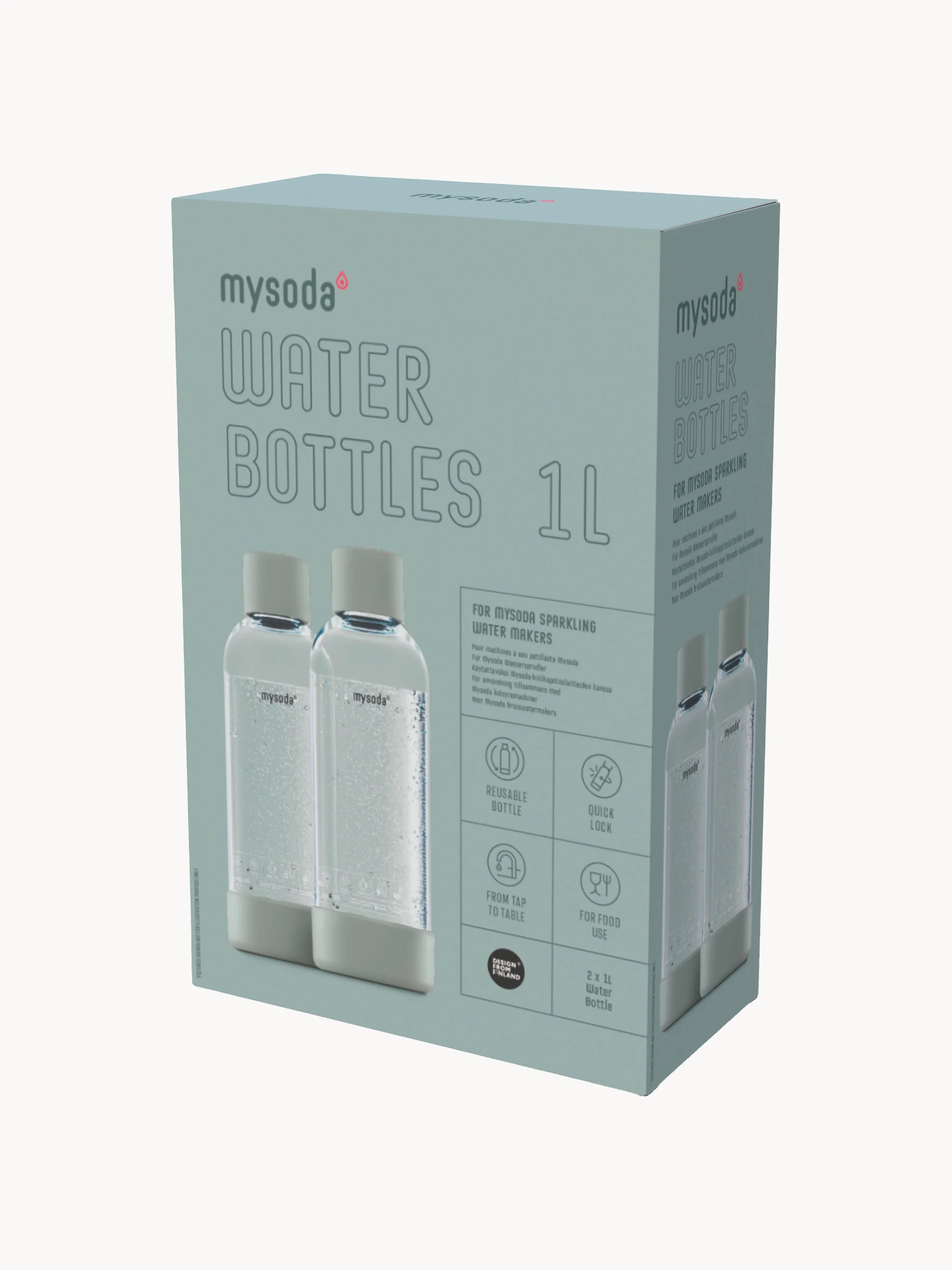 Wasserflaschen Basic, 2er-Set