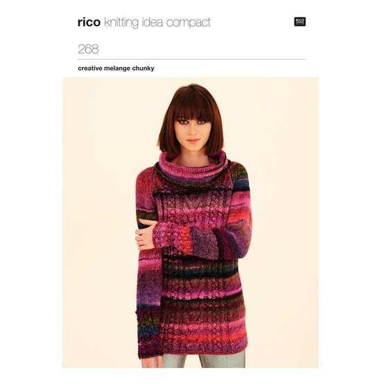 Rico Creative Melange Chunky Jumper Digital Pattern 268