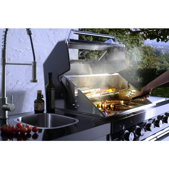 Outdoor-Küche, Grillfläche: 60 x 42 cm, mit Unterschrank