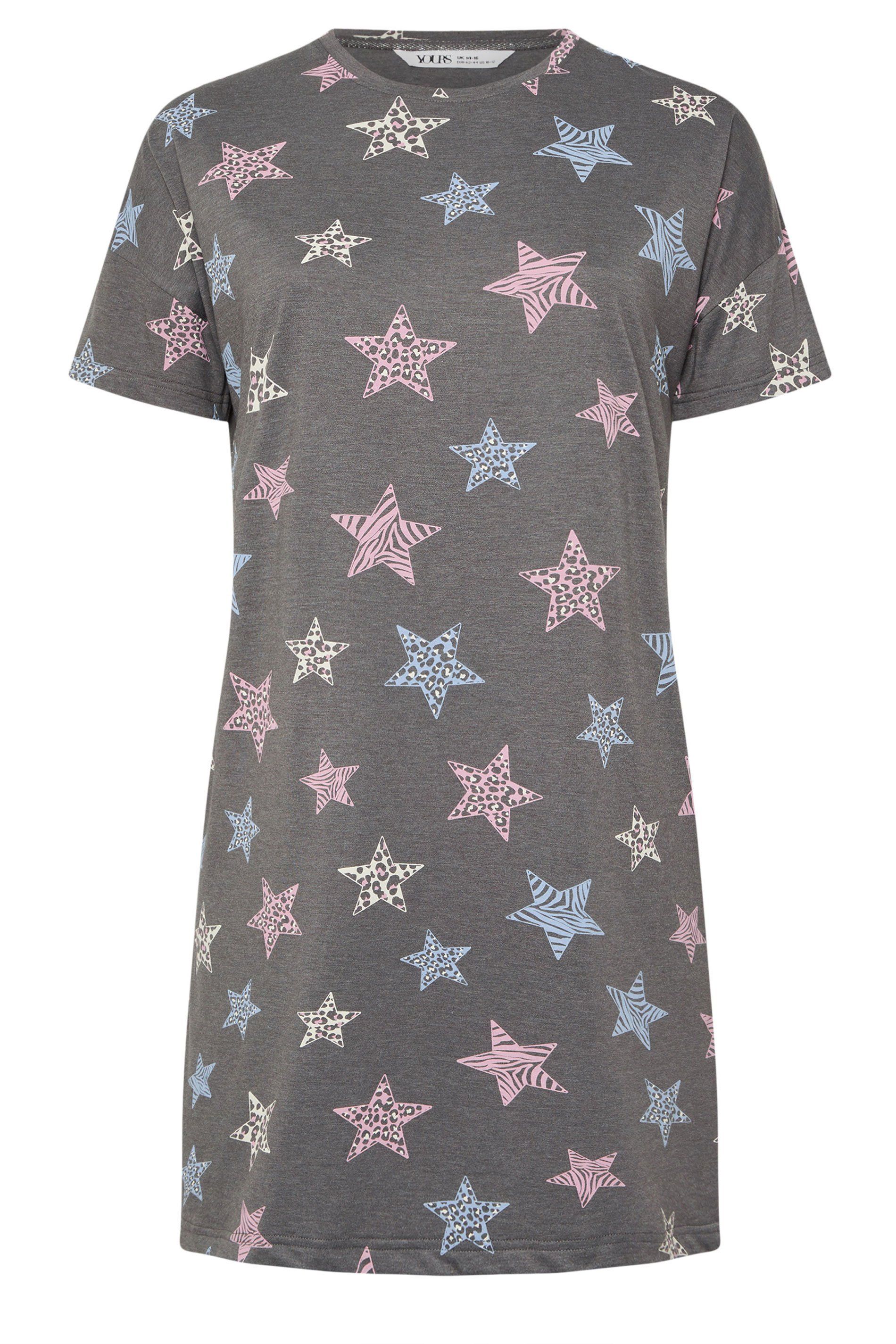Yours Star Print Sleep Tee Nightdress
