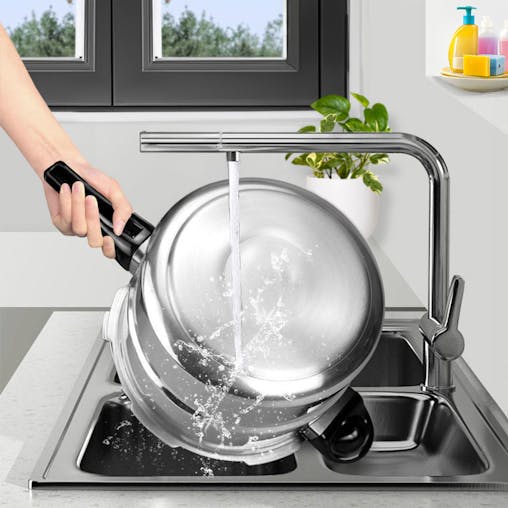 SOGA 5L Stainless Steel Pressure Cooker - Commercial Grade