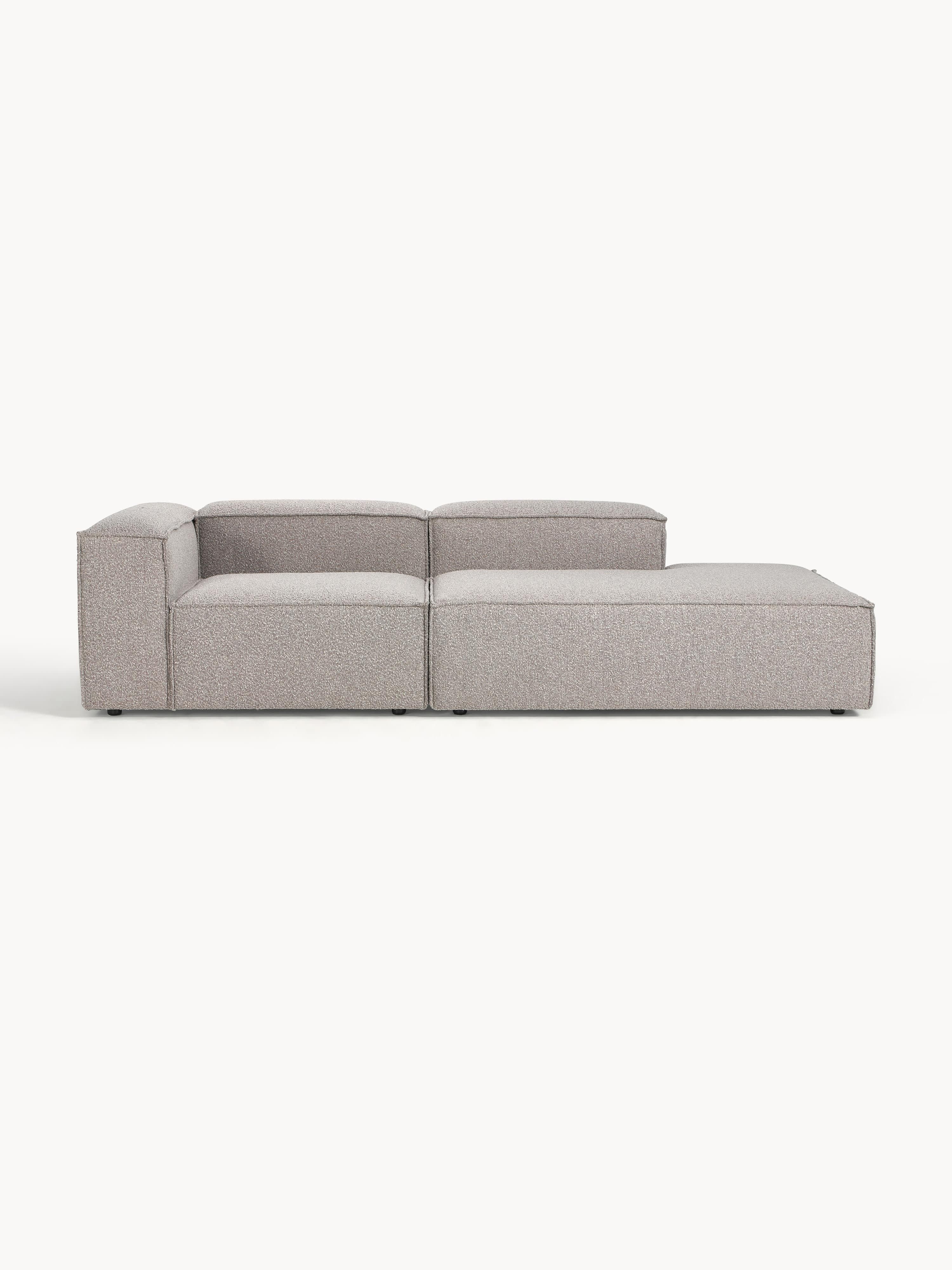 Modulare Ottomane Lennon aus Bouclé