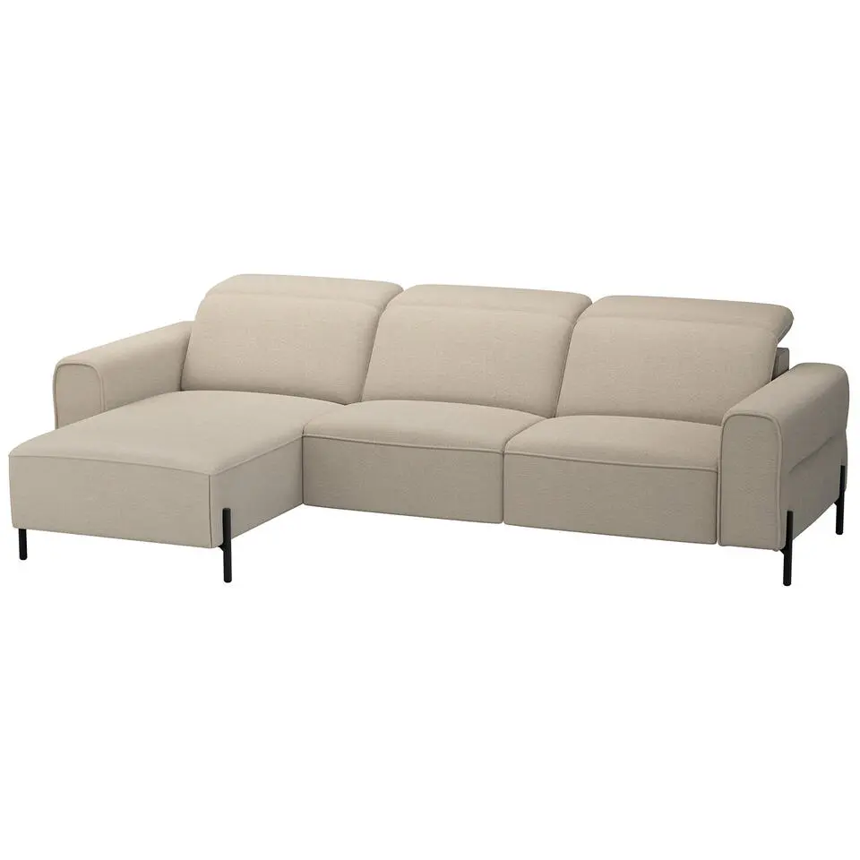 Hoekbank Dave links - taupe