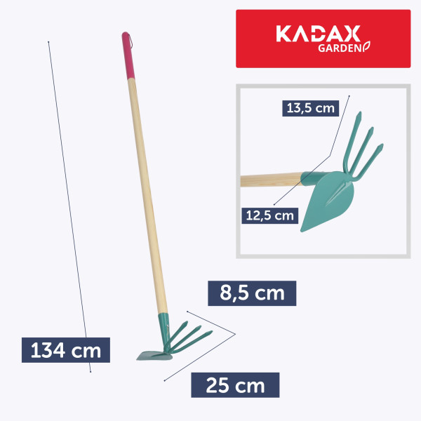 Motyczka Sercówka z Widełkami Damska 125 cm