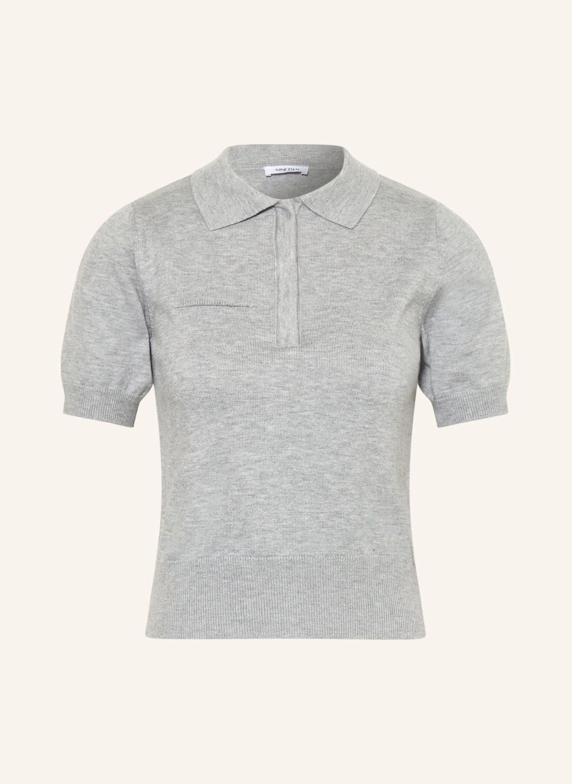 NINETY-9 Strick-Poloshirt FAYE