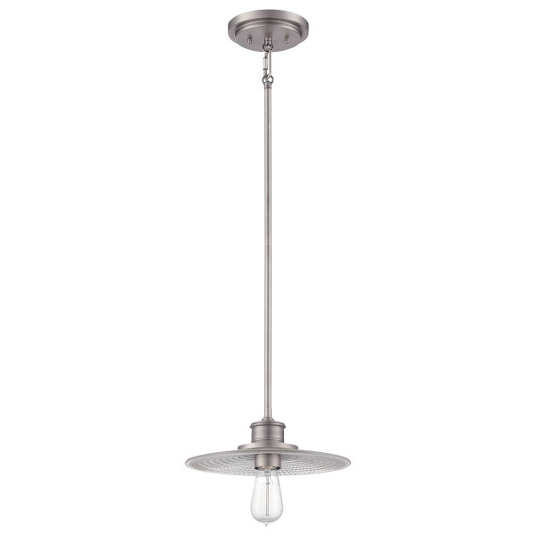 Lampa wisząca antyczny nikiel Admiral 1xE27x60W Quoizel