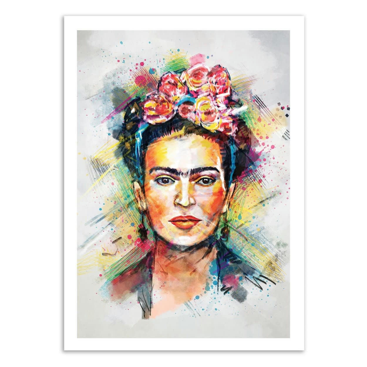 TRACIE ANDREWS - FRIDA KAHLO - Affiche d'art 30 x 40 cm