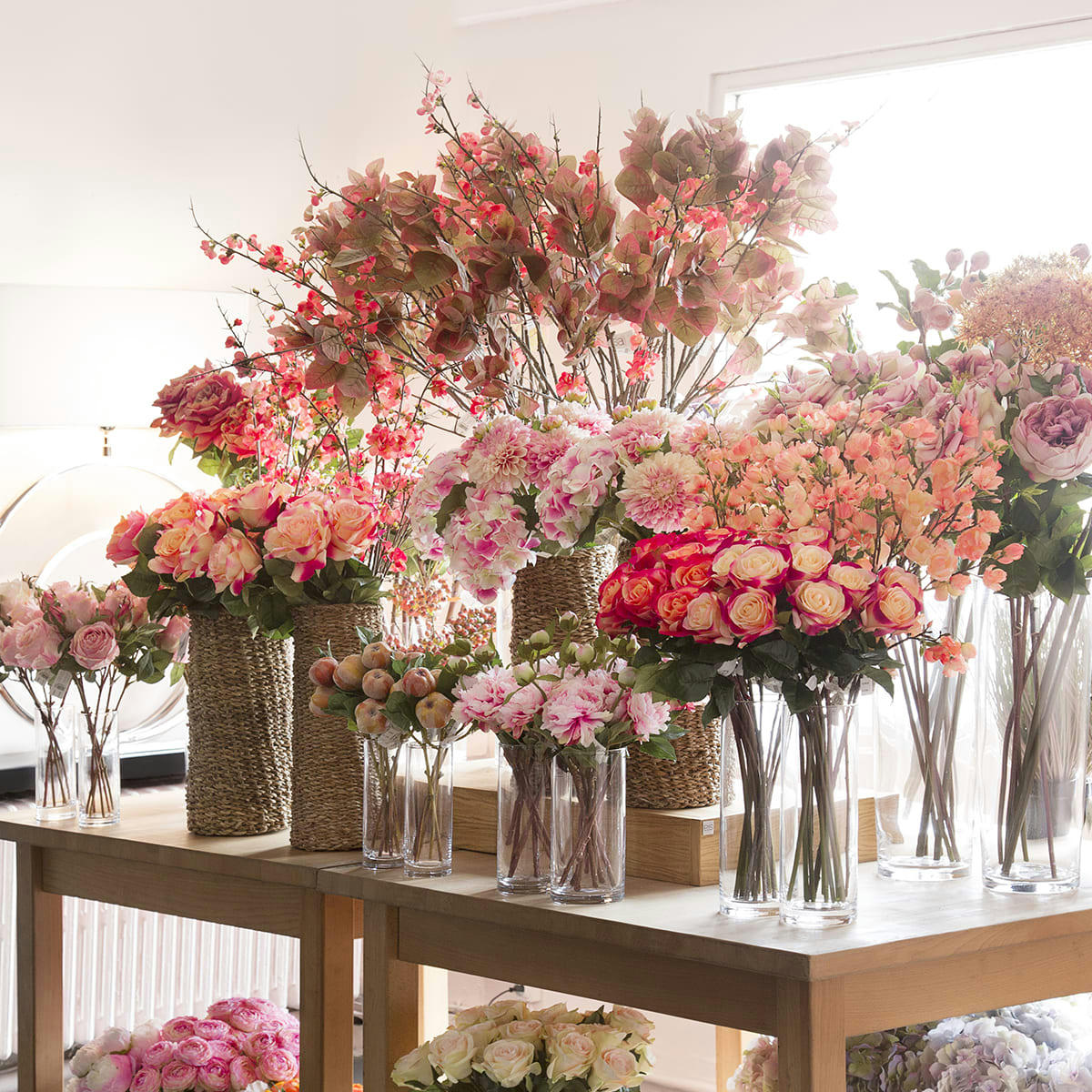 DIANE - Rose artificielle Diane H53cm